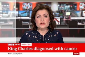 Así fue el momento en que la BBC anunció el diagnóstico del rey Carlos III