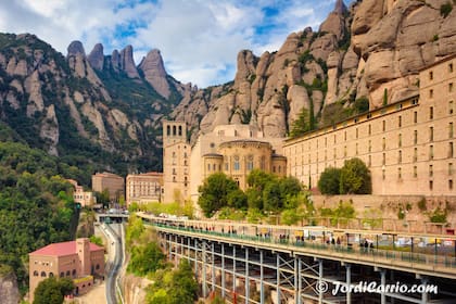 El monasterio de Montserrat (imagen de Jordi Carrio)