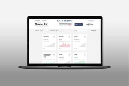El monitor económico desarrollado por el equipo de LA NACION