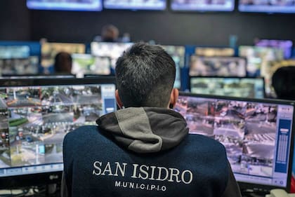 El monitoreo de las calles de San Isidro