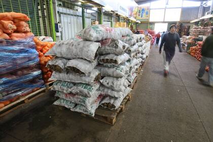 Alimentos, en el mercado central