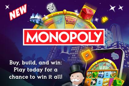 El Monopoly digital ofrece apuestas desde 50 centavos hasta US$30, con pozo progresivo