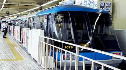 El monorriel de Tokyo funciona desde la década del 50