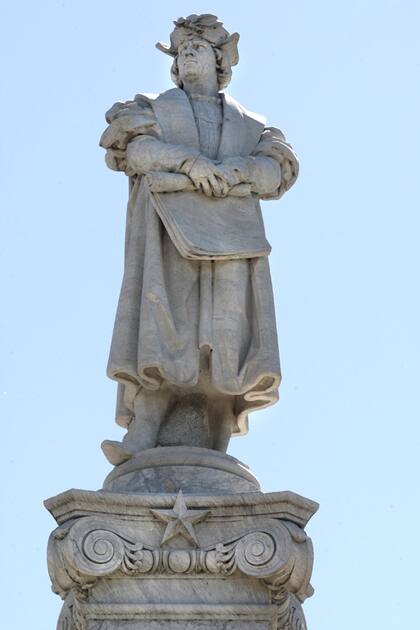 El monumento a Cristóbal Colón