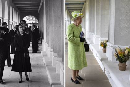 El monumento había sido inaugurado por la reina en 1953