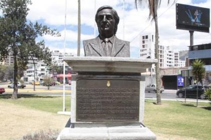 El monumento se encontraba ubicado en la Plaza San Martín, en Quito