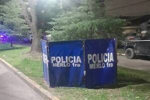 El mortal tiroteo se registró ayer en Merlo