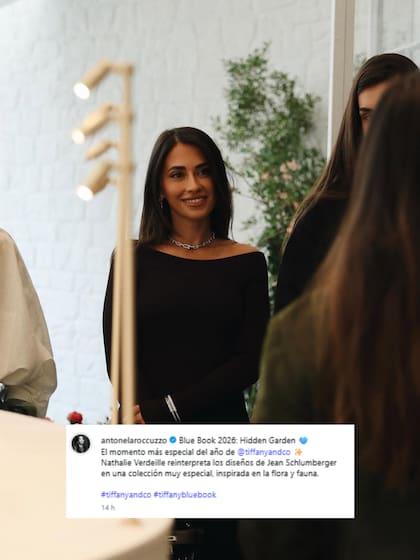El motivo del evento fue la presentación de la nueva línea de joyas de la marca (Foto: Instagram @antonelaroccuzzo)