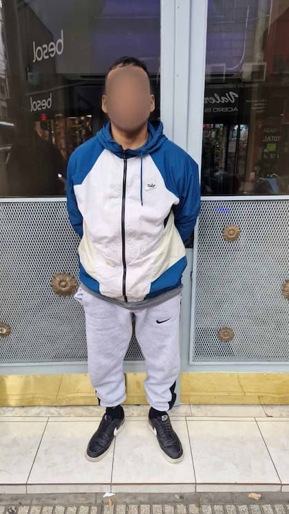 El motochorro detenido tras un robo en Palermo