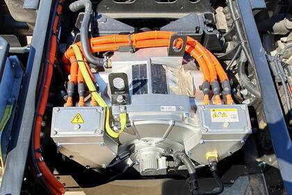 El motor del Volkswagen e-Delivery está ubicado a la altura del voladizo trasero