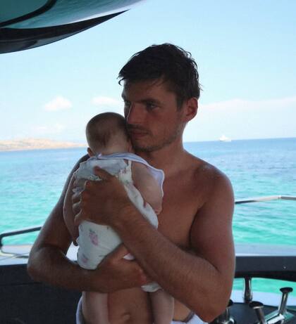 El multicampeón en sus vacaciones