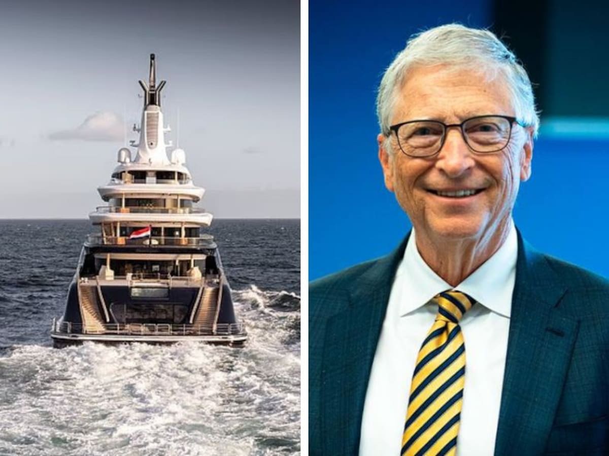 Ponen en venta al superyate de Bill Gates: es inteligente y tiene cuatro pisos, pista de aterrizaje y cancha de básquet