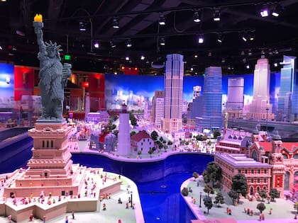 El mundo en miniatura de Legoland, en la vecina New Jersey