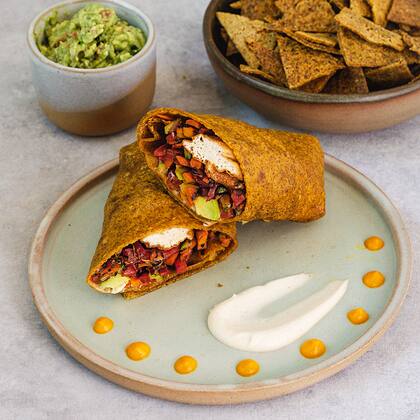 El mundo plant based de Let it V tiene muchas variantes para compartir, como su vurrito y sus Crazy nachos