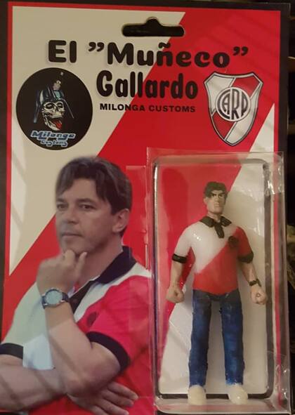 El "Muñeco" Gallardo, para los fanáticos millonarios.