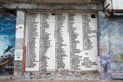 El mural con el nombre de las 194 víctimas de la tragedia de Cromañón también será protegido por la declaratoria;se estima que al menos 4500 sobrevivientes tuvieron secuelas físicas y psicológicas