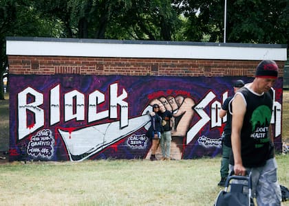 El mural de Black Sabbath en Birmingham, muy elegido por los fans para fotografiarse