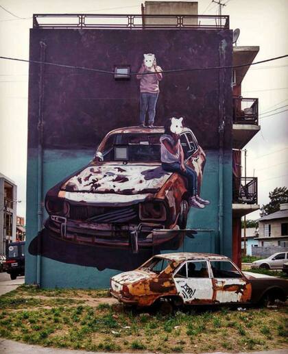 El mural de Milu Correch para el proyecto Pinta tu Barrio, elegido entre los mejores del mundo