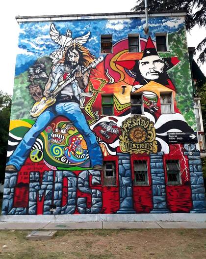El mural de Tete en el Barrio Los Perales