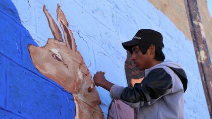 El mural, paso a paso