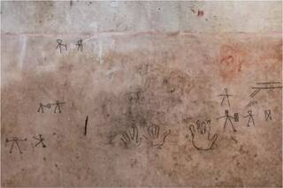 Descubrimiento en Pompeya: encontraron dibujos de gladiadores hechos por niños en las paredes