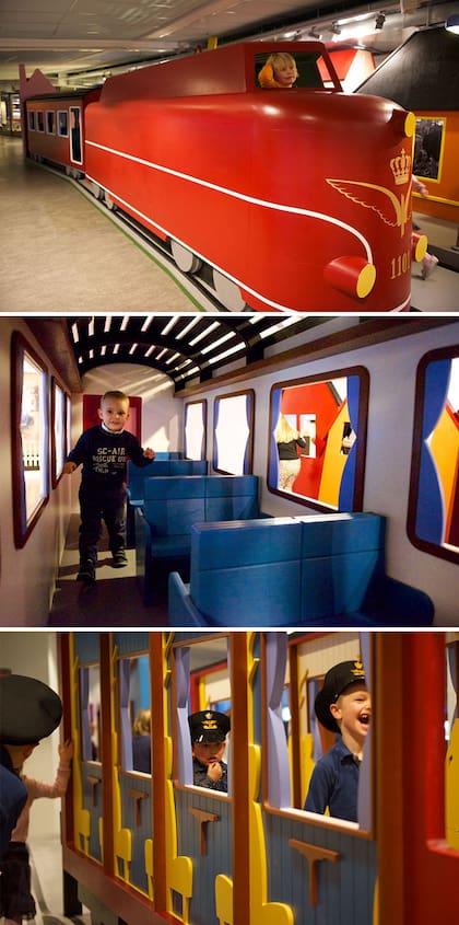 El museo de ferrocarriles de Dinamarca tiene otra de las creaciones de Monstrum