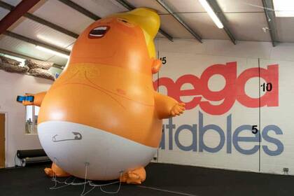 El Museo de Londres recibió el dirigible del irónico "bebé Trump" como una donación en 2021 y planea exhibirlo próximamente como parte de su colección