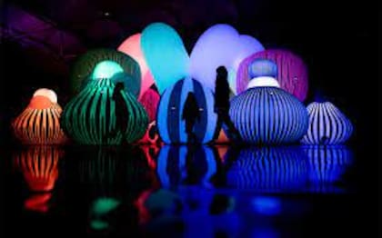 El Museo de los Globos tiene desde esculturas con globos hasta enormes instalaciones, con un sentido básicamente lúdico