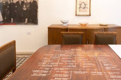 El museo expone un árbol genealógico de los Sosa.