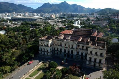 El Museo Nacional de Brasil, en Río de Janeiro, perdió miles de obras tras un feroz incendio