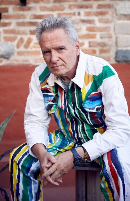 El músico Andrea Prodan, en el cierre de la séptima edición del BorgesPalooza