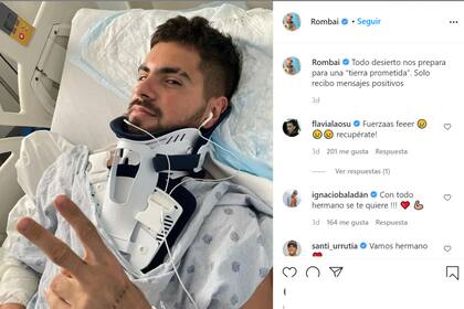 El músico contó en las redes sociales el grave accidente que tuvo junto a sus amigos en Miami