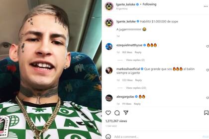 El músico contó que piensa regalar un millón de pesos entre sus seguidores