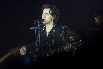 El músico se presentó anoche