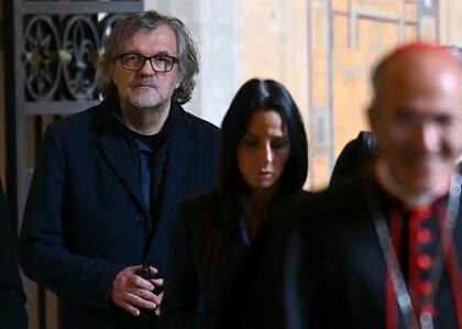 El músico y director de cine serbio Emir Kusturica también dijo presente en el Vaticano