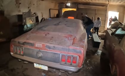 El Mustang estuvo en un granero abandonado durante más de 40 años
