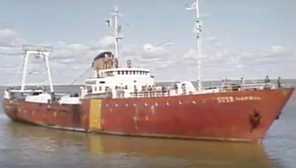 El Narwal poco antes del conflicto. (Gentileza Lucio Bussetti).