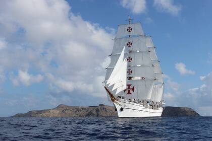 El Navio Escuela Sagres de Portugal