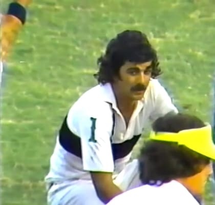 El Negro Zavaleta con la camiseta de Los Indios: fue finalista de Hurlingham y Palermo