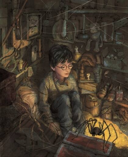 El niño mago de J. K. Rowling, por Jim Kay