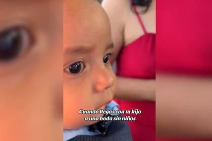 El niño no pudo ingresar a la boda, tal como lo indicaba la invitación (Captura video)