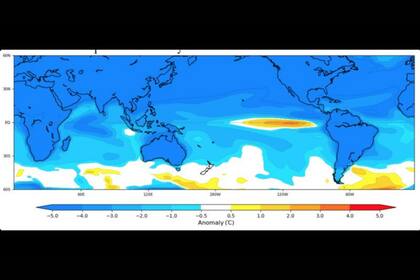 El Niño nuclear causaría un aumento de hasta 4°C en algunas zonas del Pacífico
