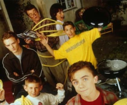 El niño prodigio (Frankie Muniz) y su familia esperpéntica