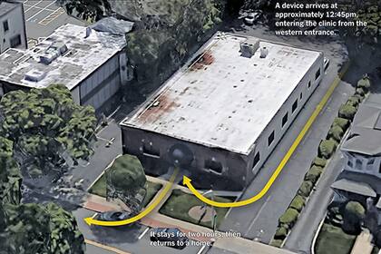 El nivel de precisión del rastreo y seguimiento es tal que se pudo identificar los paseos y recorridos de una persona de forma puntual