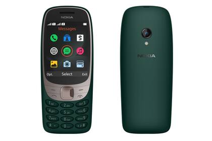 El Nokia 6310 tiene un diseño basado en el modelo que nació en 2001