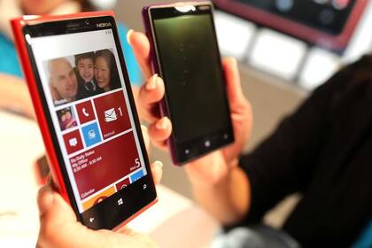 El Nokia Lumia 920, uno de los últimos modelos de teléfono inteligente de la compañía finlandesa
