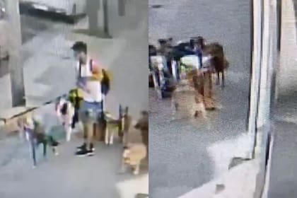 El nombre del agresor es Leandro Serrano y lo buscan desesperadamente