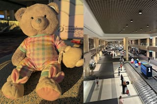 La campaña del aeropuerto de Virginia para reunir a un niño con su oso de peluche perdido