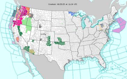 El noroeste enfrenta condiciones críticas con un domo cálido que mantendrá temperaturas cercanas a 100°F (38°C) en Washington y Oregón