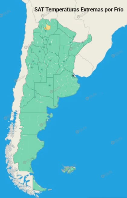El norte del país presentará condiciones adversas